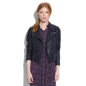 Madewell Veda x leather moto jacket